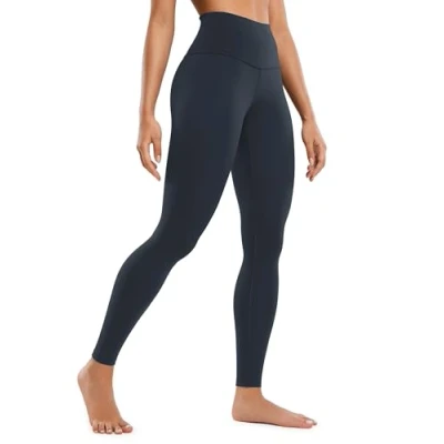 Afbeelding van CRZ Yoga Womens Butterleuse Hoge Taille Workout Leggings Lef 28&#039;&#039; Volledige Lengte Zachte Atletische Broek echte marine M