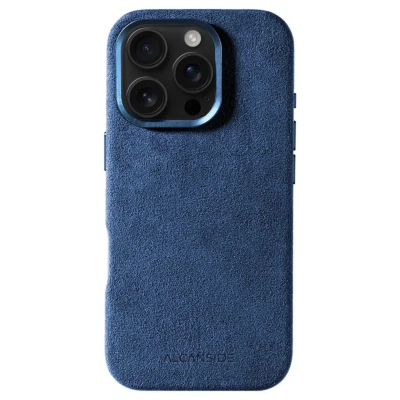 Afbeelding van iPhone 16 Pro Alcantara Case Ocean blue