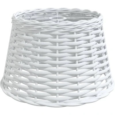 Afbeelding van Plafondlampenkap Ø38x23 cm wicker wit
