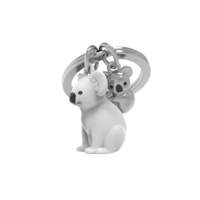 Afbeelding van Metalmorphose sleutelhanger Koala Grijs / Metaal
