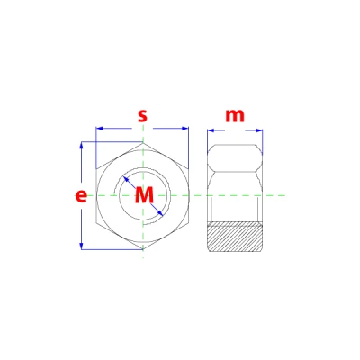 Afbeelding van Zeskant moer RVS M6 (200st)