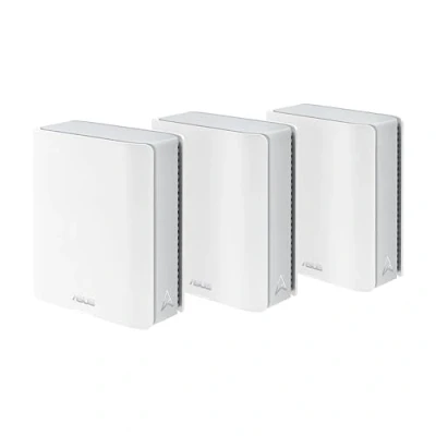 Afbeelding van ASUS ZenWiFi BT10 3 pack WLAN, 7 mesh, 18 Gbit/s, 780 m² (3 stuks), twee 10G poorten, inclusief beveiligings en oudercontroles, Smart Home Master SSIDs, Mobile Tethering 4G 5G, wit