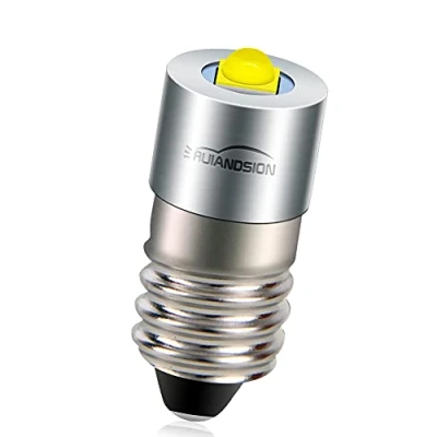 Afbeelding van Ruiandsion E10 LED Lamp 6 24V Zaklamp Gloeilamp 6V 9V 12V 18V 19.2V Upgrade voor Koplampen Zaklampen Fiets Werklampen, Niet Polariteit (Pack van 1)