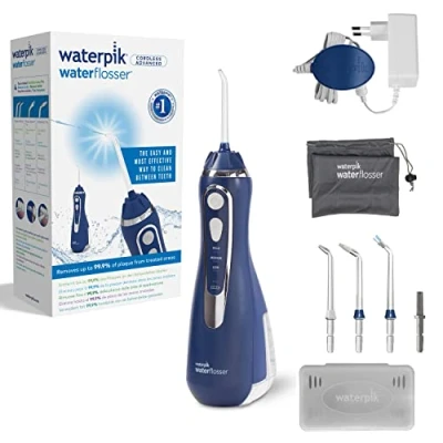 Afbeelding van Waterpik Waterflosser Draadloos Advanced WP 563 Blue