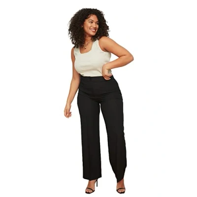 Afbeelding van Trendyol Vrouwen Normale taille Breed been Grote maten broek