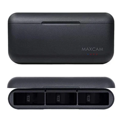Afbeelding van MAXCAM Power drievoudige batterijlader voor GoPro HERO12/HERO11/HERO10/HERO9 Enduro Black