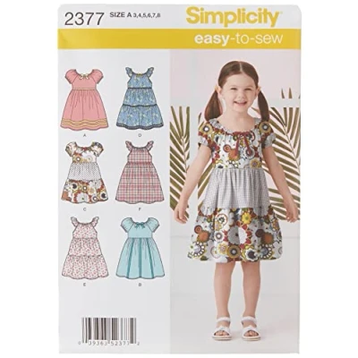 Afbeelding van Simplicity Schneimuster 2377 kinderkleding maat 30 38
