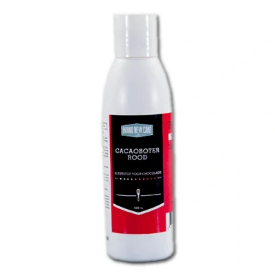 Afbeelding van BrandNewCake Cacaoboter Gekleurd Rood 100ml