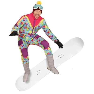 Afbeelding van Foute Ski Overall Happy Heren Maat M