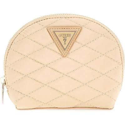 Afbeelding van Guess Small DOME Toilettas, Dames, Maat: One Size, Sand