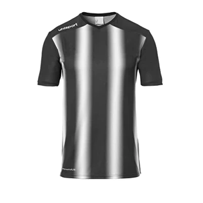 Afbeelding van Uhlsport Stripe 2.0 Shirt Korte Mouw Heren Zwart / Wit Maat: 2XL