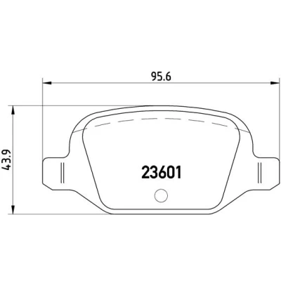 Afbeelding van Brembo Remblokset P 23 064