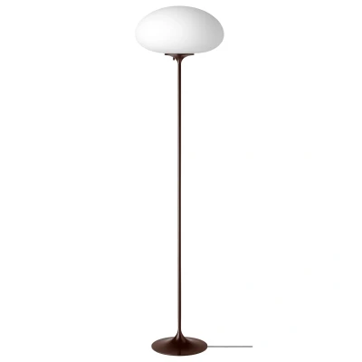 Afbeelding van GUBI Stemlite vloerlamp 150 cm Black Red