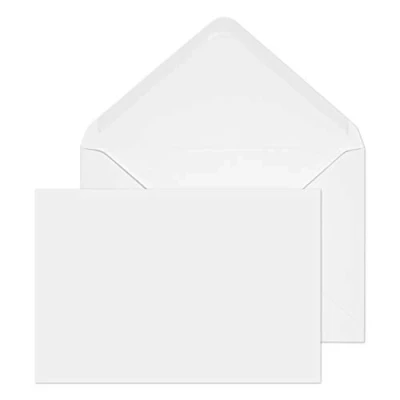 Afbeelding van Blake Puur Dagelijkse C6 114 x 162 mm 100gsm Bankier Uitnodiging Gummed Enveloppen (2002) Wit Pack van 1000