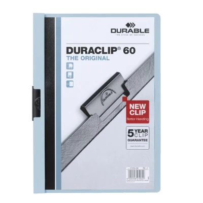Afbeelding van Klemmap Durable Duraclip A4 6mm 60 vellen blauw