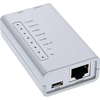 Afbeelding van InLine® USB HD audio adapter, Hi Fi (24 bit 192kHz) naar digitale coax/Toslink / I2S converter