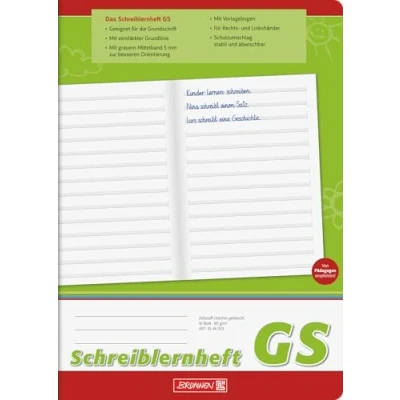 Afbeelding van Brunnen 1044003 schrijfschrift (GS, A4, 16 vellen, liniatuur GS)