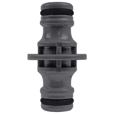 Afbeelding van Talen Tools Slangkoppeling/Tussenstuk Tuinslang 1/2&quot; 5/8&quot; Grijs