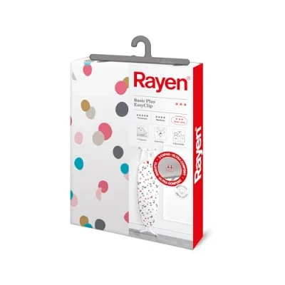 Afbeelding van Rayen 6275.16 Strijkplankovertrek, 40 x 126 cm, bestendig, geschikt voor stoomstrijkijzers, gesorteerd