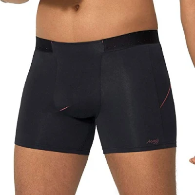 Afbeelding van Sloggi Men MADE Short Boxing Champ heren boxershort korte pijp (2 pack) zwart Maat: S