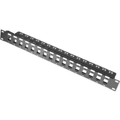 Afbeelding van Patchpanel 19 INCH 16 poorten UTP voor Keystone