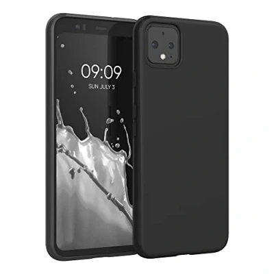 Afbeelding van kwmobile telefoonhoesje geschikt voor Google Pixel 4 Hoesje smartphone Back cover in mat zwart