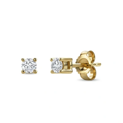 Afbeelding van Miore Gouden Diamanten Oorbellen Knopjes Dames 14 karaat Oorknopjes