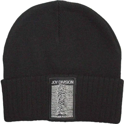 Afbeelding van Joy Division Unknown Pleasures Beanie Muts Zwart