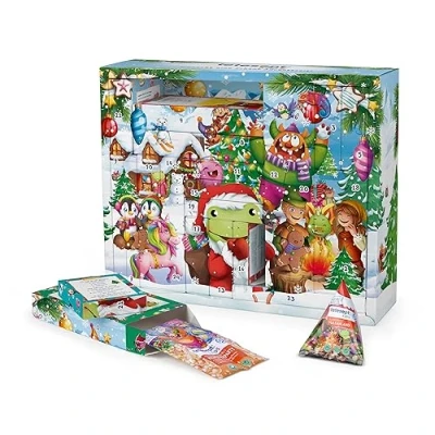 Afbeelding van tetesept adventskalender voor kinderen 2023 met grappige badaccessoires en leuke verrassingen, bijv. toverblok, tatoeages enz. kinderen, om te baden, knutselen, puzzelen,