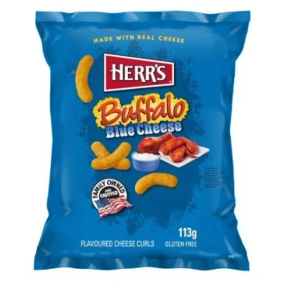 Afbeelding van Herr&#039;s Buffalo Blue Curls 113 Gram