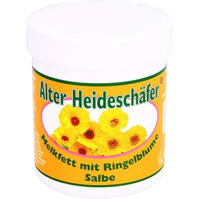 Afbeelding van Melkfett Salbe mit Ringelblume Alter Heideschäfer, 100 ml Zalf