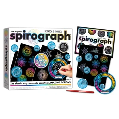 Afbeelding van Veelkleurig en glitterachtig SPIROGRAPH