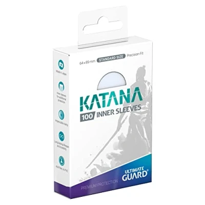 Afbeelding van Ultimate Guard Katana Binnenmouwen Standaard Maat Transparant (100)