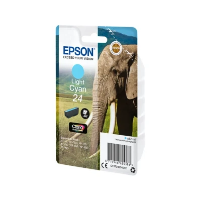 Afbeelding van Epson 24 (C13T24254012) Inktcartridge Licht cyaan