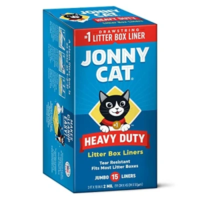 Afbeelding van JONNY CAT Kattenbak Liners, Heavy Duty, Jumbo, 15 tellen