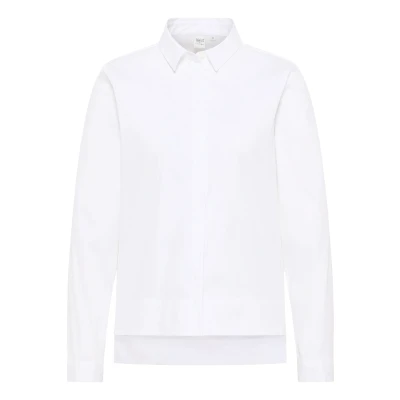 Afbeelding van Eterna Signature Overhemdblouse, Dames, Maat: 46, Weiß