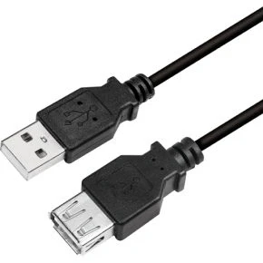 Afbeelding van LogiLink CU0011B USB kabel 3 m 2.0 A Zwart