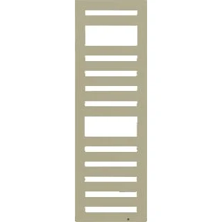 Afbeelding van Zehnder metropolian handdoekradiator afgifte 645w buis ovaal verticaal aansluitingen 4 hxlxd 1225x600x39mm wit ral9016 met 120 060