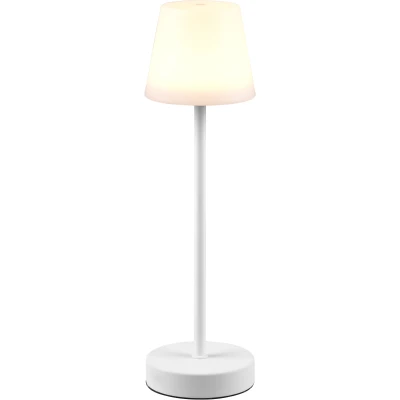 Afbeelding van REALITY Martinez Tafellamp Wit SMD LED Oplaadbaar Dimbaar RGB IP44