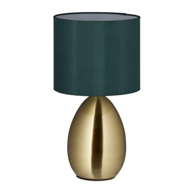 Afbeelding van Relaxdays Nachtkastlamp goud moderne tafellamp nachtlamp vensterbank lamp