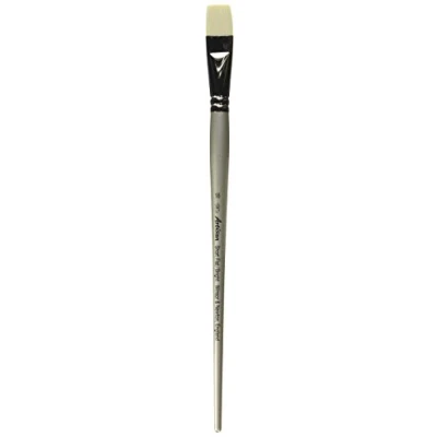 Afbeelding van Winsor &amp; Newton 5524018 Artisan synthetisch penseel met kenmerken van varkenshaar, robuust en duurzaam, perfect voor stroperige olieverf Plat penseel, kort Nr.18,