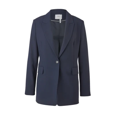 Afbeelding van s.Oliver Black Label Blazer, Dames, Maat: 40, Dark navy