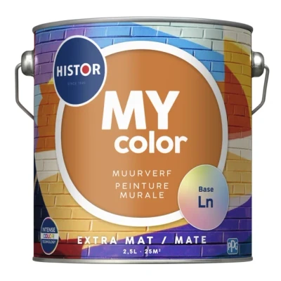 Afbeelding van Histor MY color Muurverf Extra Mat 2,5 liter Mengbaar