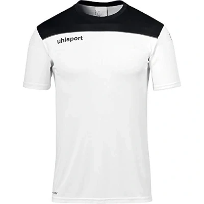 Afbeelding van Uhlsport Offense 23 T Shirt Heren Wit / Zwart Antraciet Maat: M