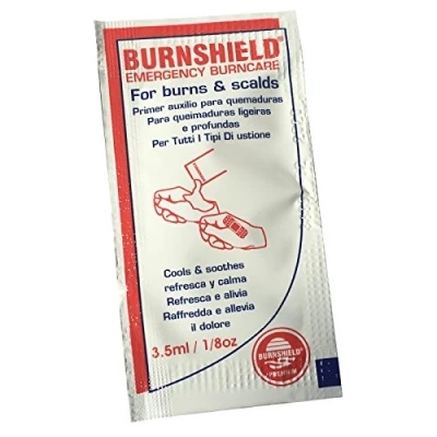 Afbeelding van 50 x BURNSHIELD noodhulp eerste hulp brandwond zorg SCALDS koelen kalmerende Gel BLOT SACHETS