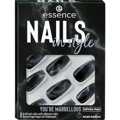 Afbeelding van Essence Nagels in style, kunstnagels, nr. 16, nude, direct resultaat, glanzend, kleurintensief, nanodeeltjes vrij, per stuk verpakt (12 stuks)