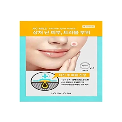 Afbeelding van Holika AC Mild Yellow Spot Patch 15 stuks