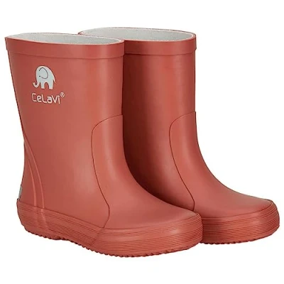 Afbeelding van CeLaVi Basic Wellies Solid Rain Boot voor meisjes, redwood, 24 EU