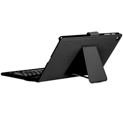 Afbeelding van Silver HT Beschermhoes met bluetooth toetsenbord voor Samsung TAB A 2019 10,1 inch (T510/T515), standfunctie en hoge uitvoering, kleur: zwart