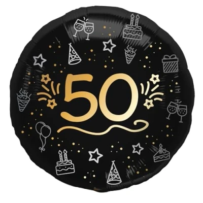 Afbeelding van Folat Folieballon shining glam 50 jaar 1 stuks 45 cm